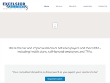 Tablet Screenshot of excelsiorsolutions.com